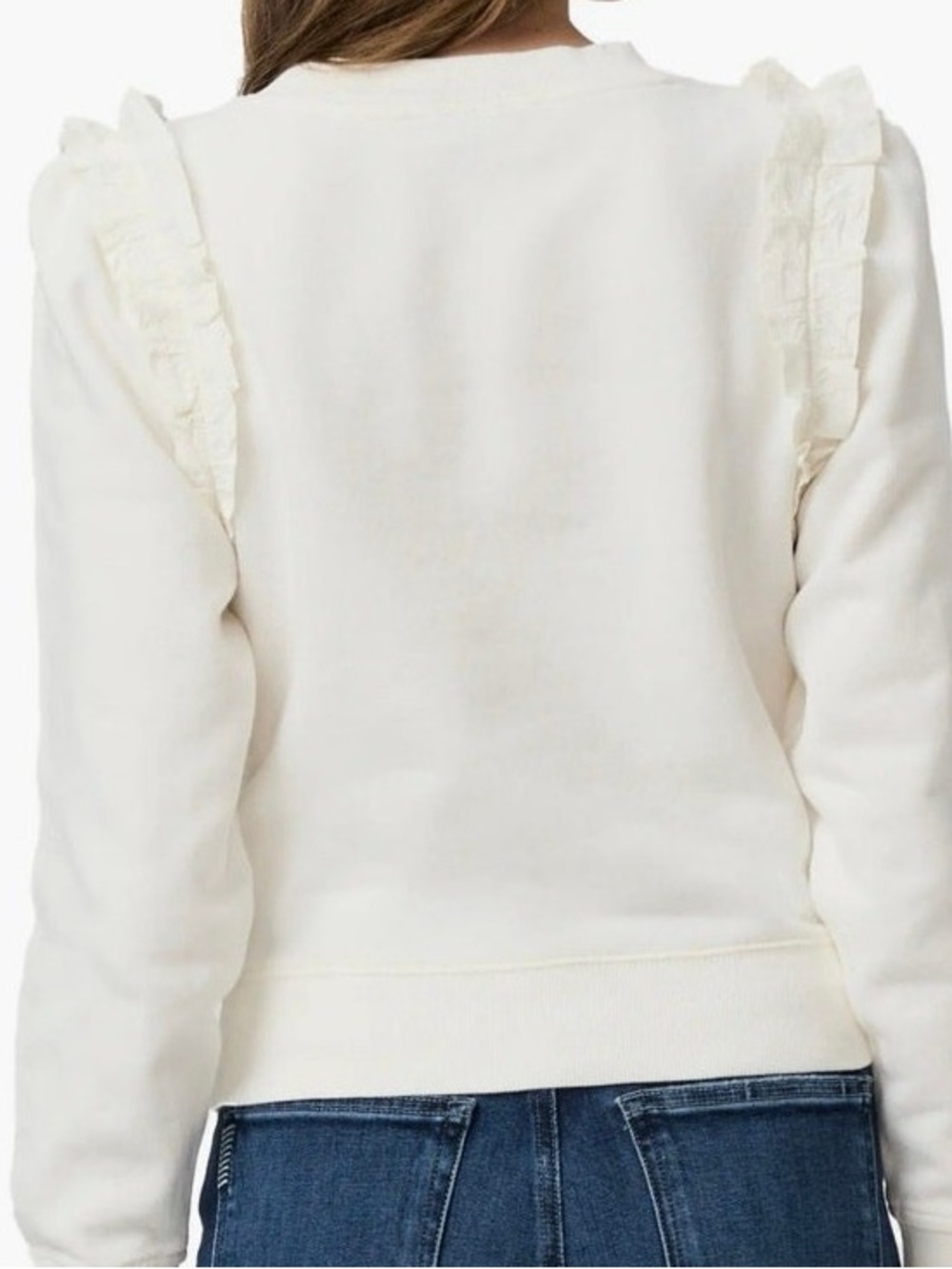 PAIGE Ruffle-Shoulder Sweatshirt - Picture 3 of 16